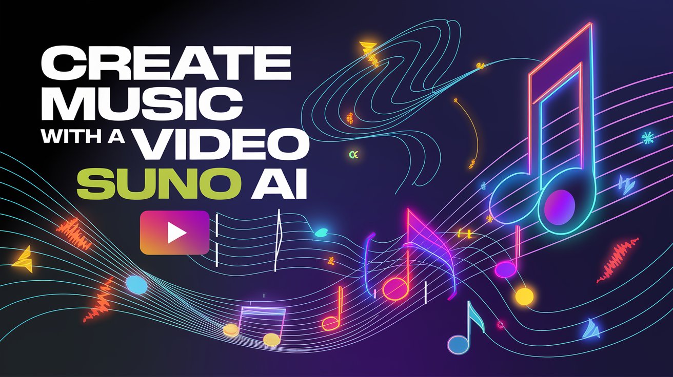 Create Music with a video in suno ai