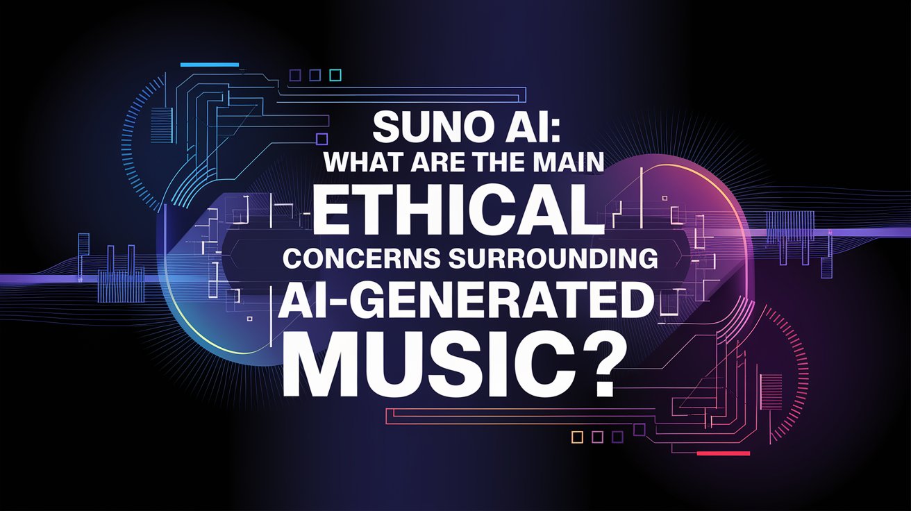 Suno AI What are the main ethical concerns surrounding AI-generated music