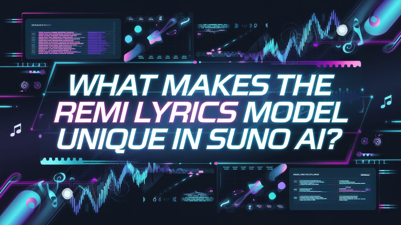 What makes the ReMi lyrics model unique in suno AI