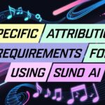 specific attribution requirements for using Suno AI