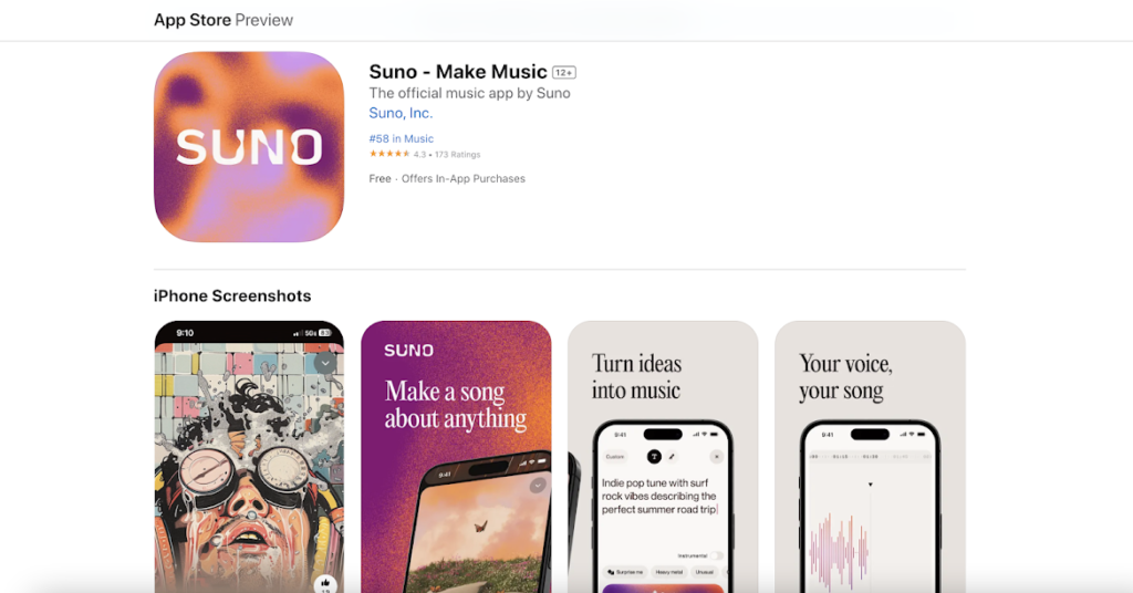 Suno AI on iOS: Unleashing Creativity Anywhere, Anytime 1 suno ai for iOS