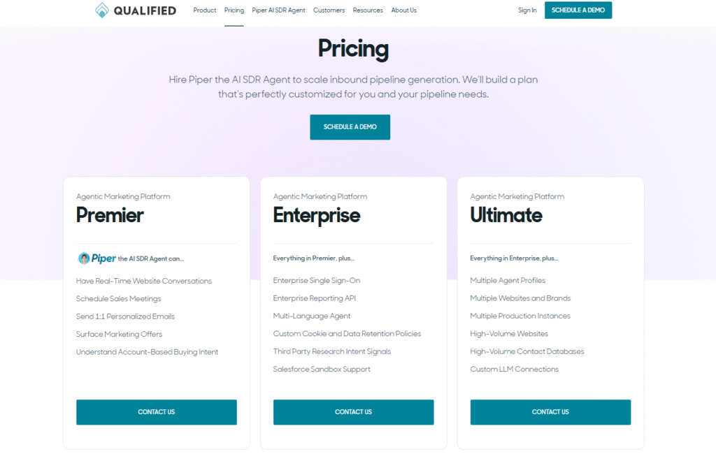 Qualified Pricing Qualified Pricing