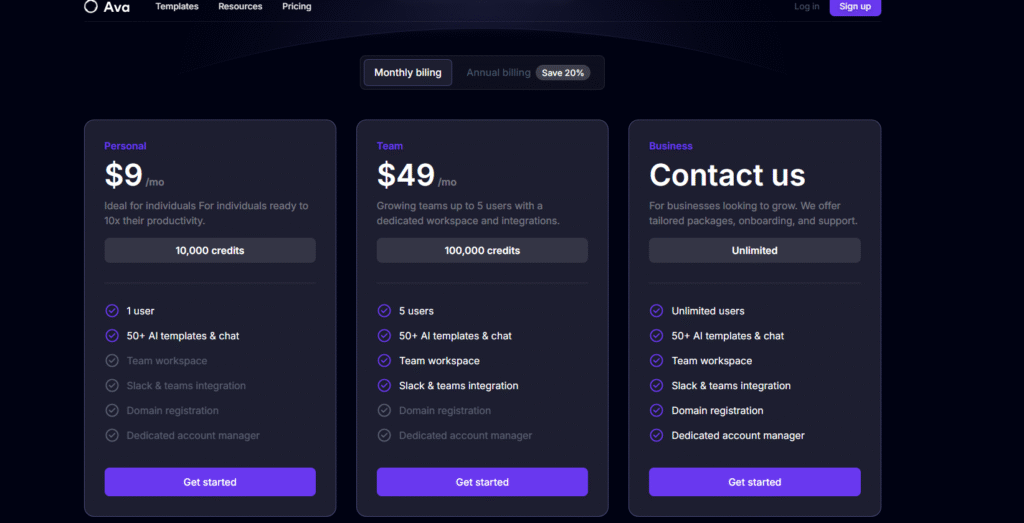 hiava Pricing hiava Pricing